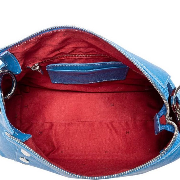 NWT, Hammitt Med. Daniel Bag & 210 Wallet Set in Hydrangea/Pebble Silver - Picture 6 of 9